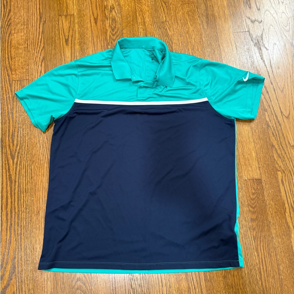 Nike Green Dri-FIT Polo Shirt